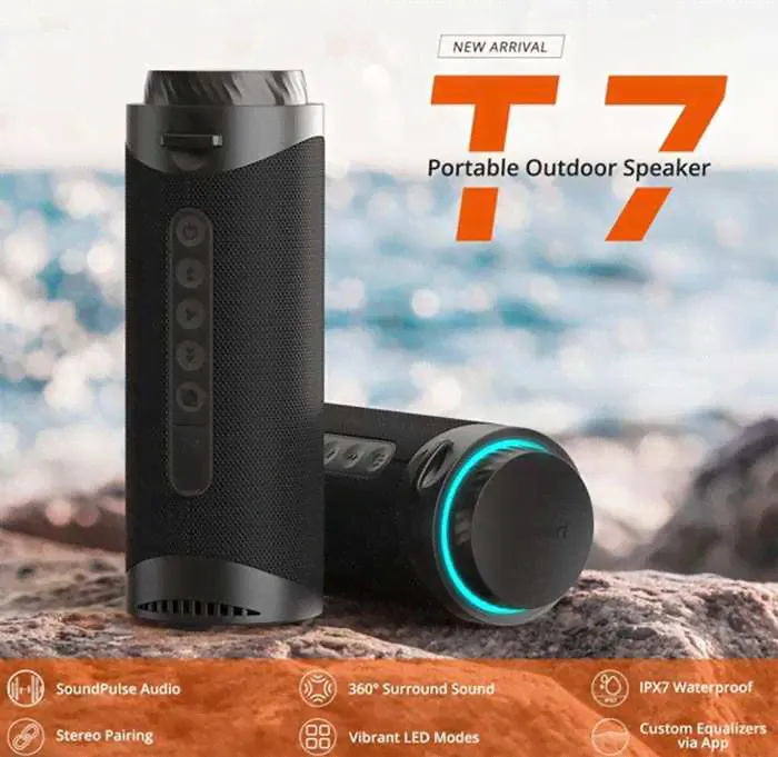 Колонка портативная блютуз Tronsmart T7 30W (по Ozon карте)-1